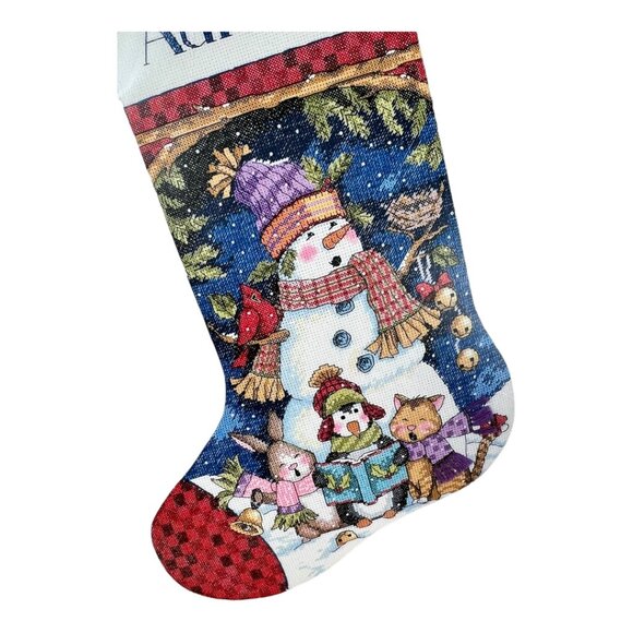 Dimensions Cute Carolers Stocking Kit NWT - Picture 2 of 4